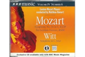 Mozart Symphony No.34 in C, K338 Six German Dances; Witt "Jena" Symphony, K600