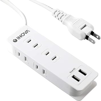 Amazon Inova 電源タップ Ac 4個口 Usb 2ポート ケーブル 1m