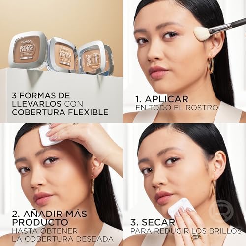 Puder Foundation Accord Parfait - Beige, Neu, Gesichtspuder, Puder, Kosmetikpuder, 9 Gramm, Warm, Medium Deckkraft, Lichtreflektierend, Hyaluronsure, Mineralpigmente, 2 Jahre Haltbarkeit