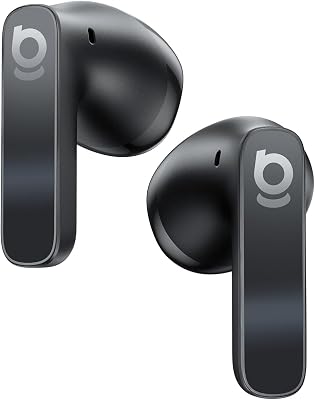 BS1 NC Cuffie Bluetooth Semi In Ear, Auricolari Bluetooth 6.0 Cancellazione Rumore, Cuffie In Ear con ANC, Driver 13 mm, Cuffiette Bluetooth con Hi-Res & LDAC, 6-Mic AI, IP55, 40 Ore