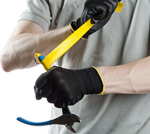 3M DBI-SALA Fall Protection For Tools, 1500044,Quick Wrap Tape, 1", 108" Role , Yellow