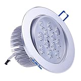 LEMONBEST 100% Brand New 110V Dimmable 12W LED Ceiling Light Downlight Recessed Lighting Decoration, Superbright Cool White