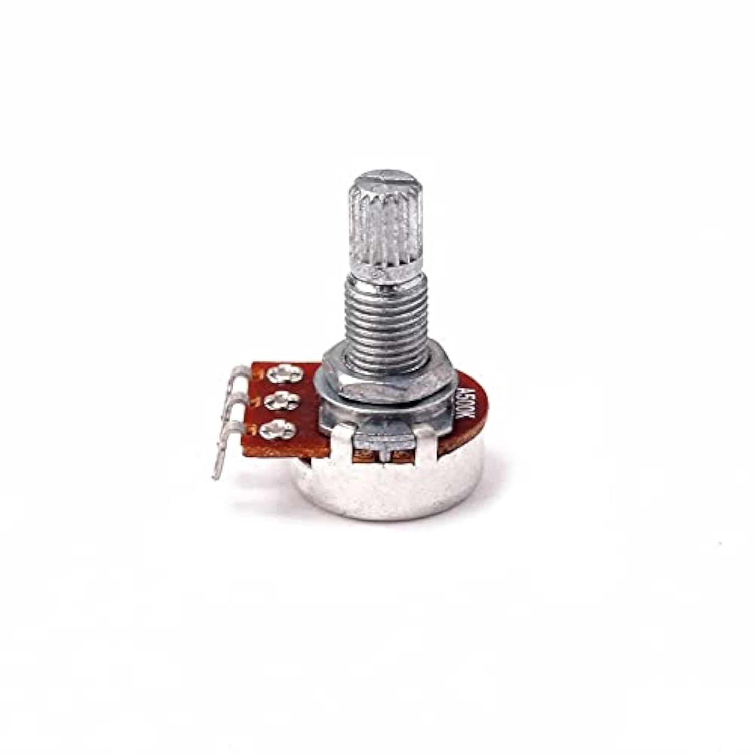 Alnicov Mini Guitar Potentiometers Pots A500K Long Split Shaft Tone Volume Audio Control for Electric Guitar Bass