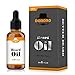 Beard Oil for Men-All Natural Unscented Beard Growth Oil for Mustache & Goatee, Leave-in Conditioner Softener Facial Hair Care Product for Fuller and Thicker Beard -1 Fl Oz Bottle