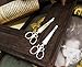 yueton 4pcs Gold and Silver Scissors Shape Barrettes Bobby Pin Hair Clips Bride Headwear Edge Clip Clamps