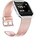 Vancle Replacement Bands Compatible with Fitbit Blaze, 4 Pack (Rose Gold, Silver, Black, Slate, Large)