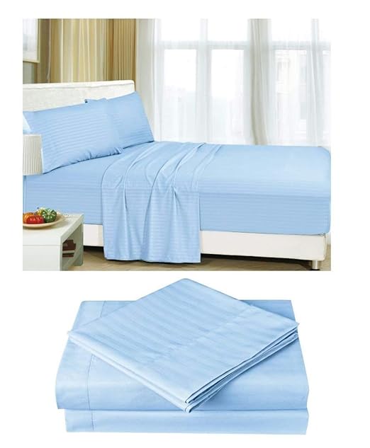 Victoria Bedding - Juego de sábanas de 4 Piezas (1 sábana Bajera ...