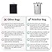 Fireproof Document Bag - Fire Proof Water Proof Box or Safe Accessory - Important Document Organizer Fireproof Safety Boxes for Home, Money, Cash, Passport - Large 16.9 x 11.8 x 4.7 inches