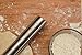 The Original Stainless Steel Rolling Pin Featuring a Non-Stick Surface Perfect for Making Pasta, Cookies, Ravioli and Pizza