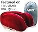 Travel Neck Pillow - Luxury Premium Memory Foam with Cooling Gel Travels with Enzo Comfort Nek Pilow (Red)