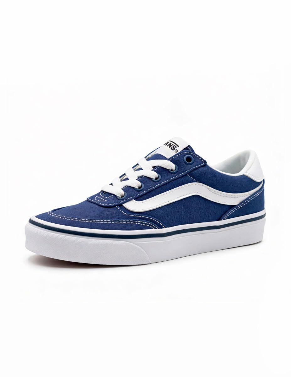 Vans Men's Brooklyn LS Shoe - Low-Top Fashion Sneakers for Casual Wear. Canvas Deep Twilight. 12 Image