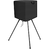 Pitching Machine Cover, Waterproof 420D Oxford Outdoor Softball Baseball Pitching Machine Dust Covers Compatible with 24" L x 24" W x 32" H (Only Cover)