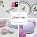 bMAKER DIY Bath Bomb Kit- Complete Kit with Lavender & Rose Essential Oils. Everything You Need Are Included-Easy to Follow Instruction. Fun for Kids & Teens. Best Gift Ideas!