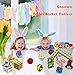 Ganowo Mirror Speed Cube Puzzle 3x3x3 Gold and Silver Mirror Magic Cube Set 2 Pack for Kids
