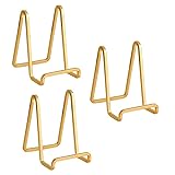 Plate Holder Easel Display Stand - 4.5 inch Metal
