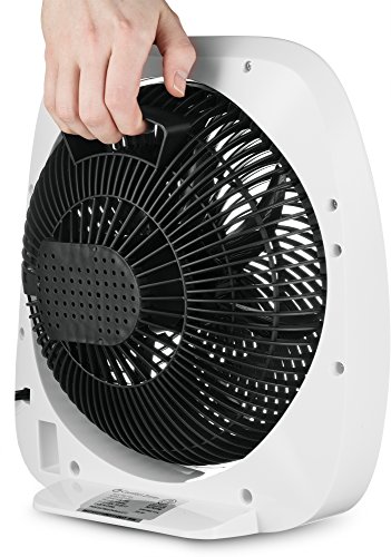 Bovado USA High TurboPowered Table Top Fan (10”) –Adjustable Tilt Angle – Quiet yet Powerful Motor- Portable and Fashionable Desk Fan for Home or Office – By Comfort Zone