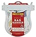 Camco Pop-A-Bag Plastic Bag Hanger- Neatly Mount and Reuse Plastic Grocery Bags, Easily Organize and Conserve Space in Your Kitchen (2 Pack) (43593) , White