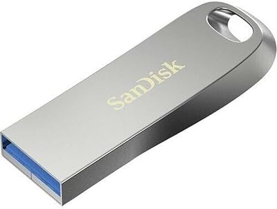 SanDisk 32GB Ultra Luxe USB 3.1 Flash Drive Metal Silver
