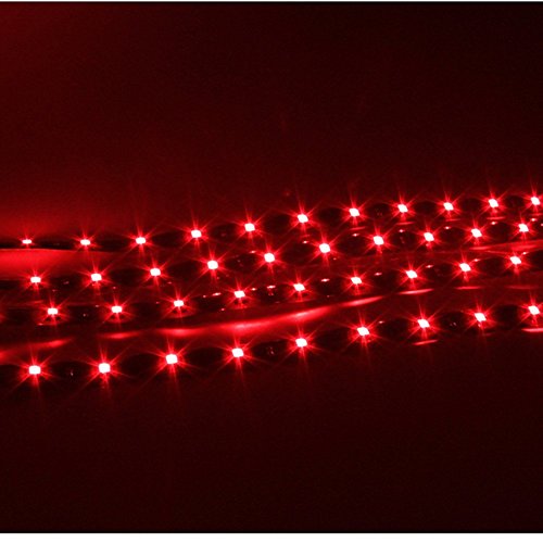 Image 4-Pieces Waterproof LED Light Strip, Flexible, 30cm, Red