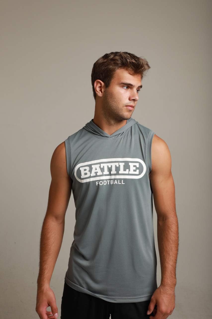 battle sleeveless hoodie