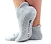 Live Happy Be Healthy Non-Slip Socks Yoga Barre Pilates Hospital Maternity Sock w/Grips for Women Men 2-Pairs Black (3 Pairs Multicolor Black Grey Pink)