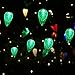 Brizled C9 Green String Lights, 16ft 25 LED Faceted Christmas Light Connectable, 120V UL Certified Roof Lights, Indoor Outdoor Xmas Tree Lights for Halloween Christmas St. Patrick's Day Party Garden