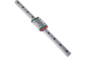CREABYGIRLS MGN12 350mm Linear Rail Guide with MGN12H Carriage Block for 3D Printer and CNC Machine (H-Type, 350mm)