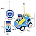 Flyglobal Cartoon Remote Control Car RC Race Car with Lights and Music Radio Control Cartoon Police Car for Baby Toddlers Kids and Children, Perfect for Holiday Birthday Christmas New Year Gifts