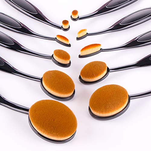 Color Code Brushes Ink Caps 10PCS Large Ink Blending Brushes With Caps - Color Coded Craft ...
