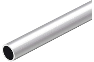 uxcell 6063 Aluminum Round Tube, 300mm Length 13mm OD 11mm Inner Dia Seamless Aluminum Straight Tubing