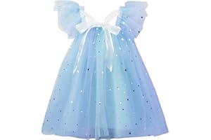 AGQT Baby Girls Christmas Tulle Tutu Dress Sleeveless Sequin Layered Dresses Size 6M-4T