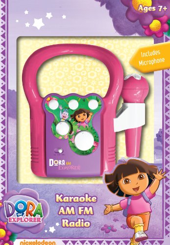 Nickelodeon Dora the Explorer AM/FM Karaoke Radio - Purple (29067)