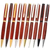 Legacy Woodturning Slimline Pen Kit 10 Piece Variety Pack, 10 Different Finishes