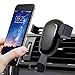 Cell Phone Holder for Car, BlueFit Car Phone Mount Air Vent, One Touch and Auto-Clamping for iPhone X 8/8s 7 Plus 6s Plus 6 SE Samsung Galaxy S8 Edge S7 S6 Note 8 5 and More Smartphone- Black