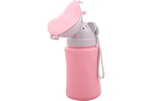 Inchant Girl Portable Emergency Urinal Potty, Leak Proof Toddlers Pee Bottle Cup, Car Travel Camping Train Outdoor Toilet for