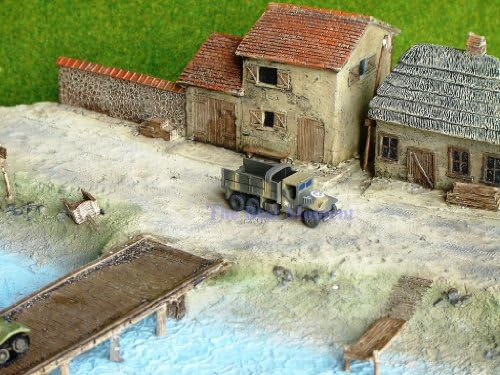 NMT_423 WWII 1:144 Scale US 2.5 Ton GMC 6x6 Military Truck Model The Deuce and a Half. Best for Military diorama (For Sales) (Original from The Best Moment @ Amazon)
