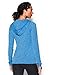 Under Armour Women's UA Tech Long Sleeve Hooded Henley Medium ELECTRIC BLUE