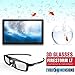 Evolved Dimensions (previously True Depth 3D) NEW Firestorm LT Lightweight Rechargeable DLP link 3D Glasses for All 3D Projectors (Benq, Optoma, Acer, Vivitek, Dell Etc) and All DLP HD 3D TVs (Mitsubishi, Samsung Etc) Compatible At 96 Hz, 120 Hz and 144 Hz! (2 Pairs!)thumb 1