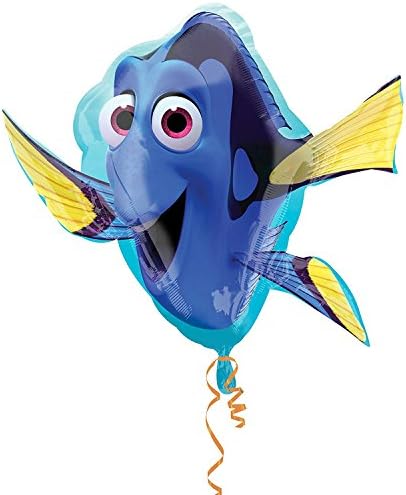 Party Supplies India Anagram Finding Dory Supershape 'AIRWALKER' Helium Balloon 30x30 inch