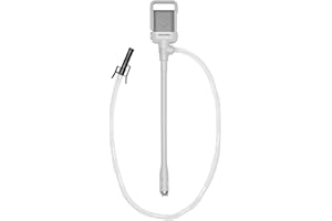 DEWAY Automatic Fuel Transfer Pump with Auto-Stop, 3X More Powerful D Battery Powered, Extra Long Hose Fits All Size Cans, Portable Liquid Pump Transfers at 2.4 Gal/Minute