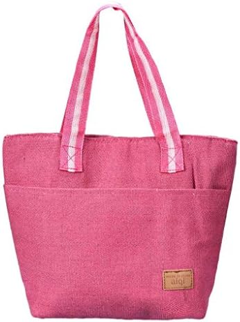 Clearance!! FDelinK Lunch Box for Women, Insulated Lunch Bag for Men, Reusable Waterproof Large Cooler Tote Bag for Meal Prep (Pink)
