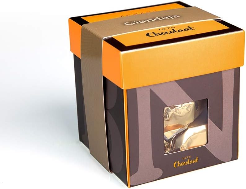 Lets Chocolaat Caja Bombones Cúbica de Pasta de Gianduja ...