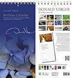 Donald Verger Photography Birthday and Anniversary Perpetual Calendar. Blue Hydrangea Flower. Wall or Desk. 11x5
