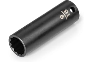 TEKTON 3/8 Inch Drive x 9/16 Inch Deep 12-Point Impact Socket | SID13214