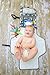 Alecoy Portable Changing Pad, Extra Long Diaper Changing Mat - Extra Long/Wide Portable Baby Changing Station by Simply Frugal Living- Detachable Pad, Bonus Toy Strap, Storage Compartments