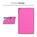 MoKo Case for Amazon Fire HD 8 (2016 6th Generation) - [Honey Comb Series] Light Weight Soft Silicone Back Cover [Kids Friendly] for Fire HD 8 Tablet (6th Gen, 2016 release Only), Magenta