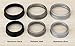 THINKCHANCES Food Grade and BPA Free Silver Stainless Steel Rust Resistant Dishwasher Safe Screw Bands/Rings for Mason, Ball, Canning Jars (12 Pack, Wide Mouth)