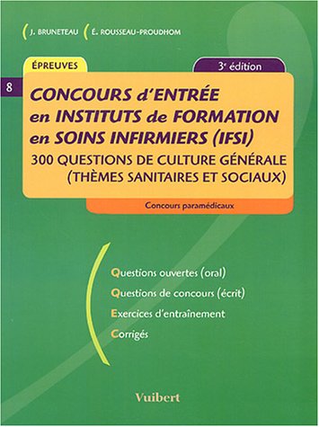 Concours d'entrée en instituts de formation en soins infirmiers, IFSI