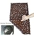 NTTR Non Slip Bath Mat Tub Mat Pebbles Bathtub Mats Shower Mat(Brown,16 W x 35 L Inches)