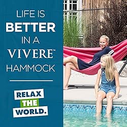 Vivere Double Polyester Hammock with Space Saving